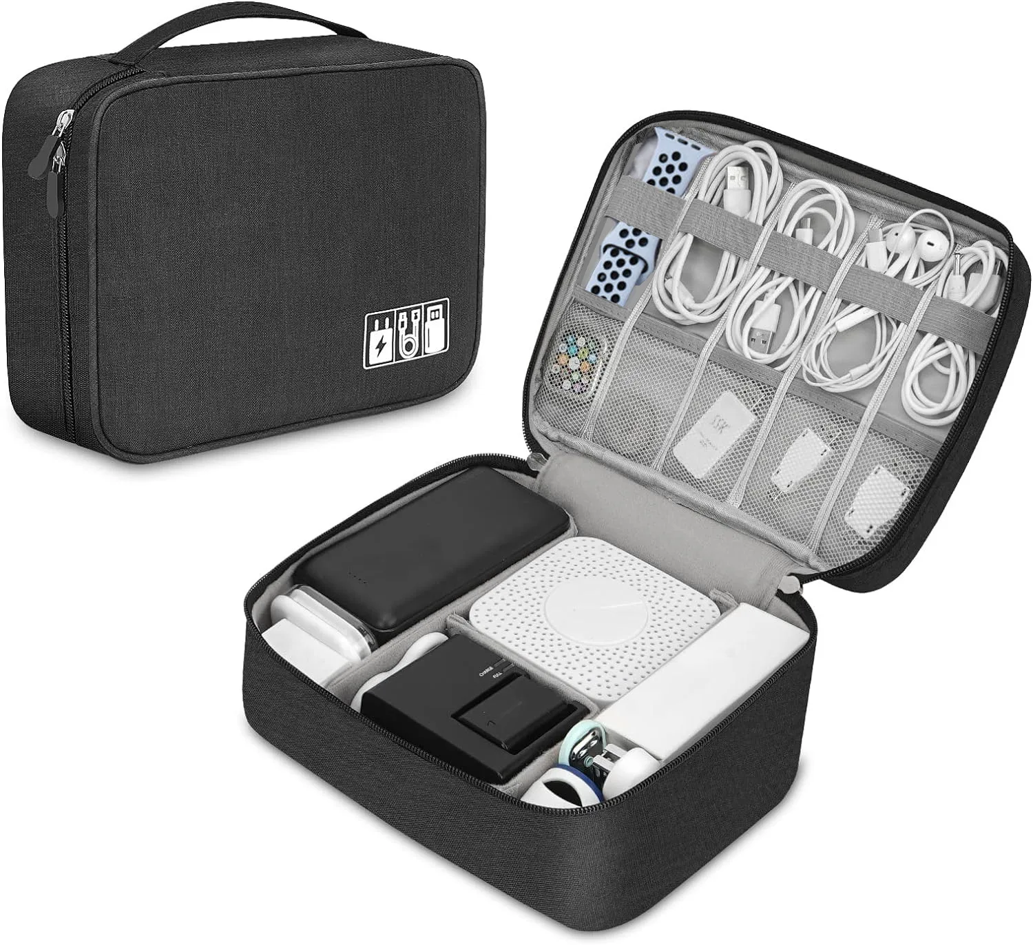 Portable Tech Organizer Case f - Tech Accessories Storage recension och pris