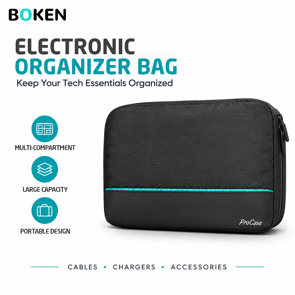 Travel Tech Organizer Bag Elec - Tech Accessories Storage recension och pris